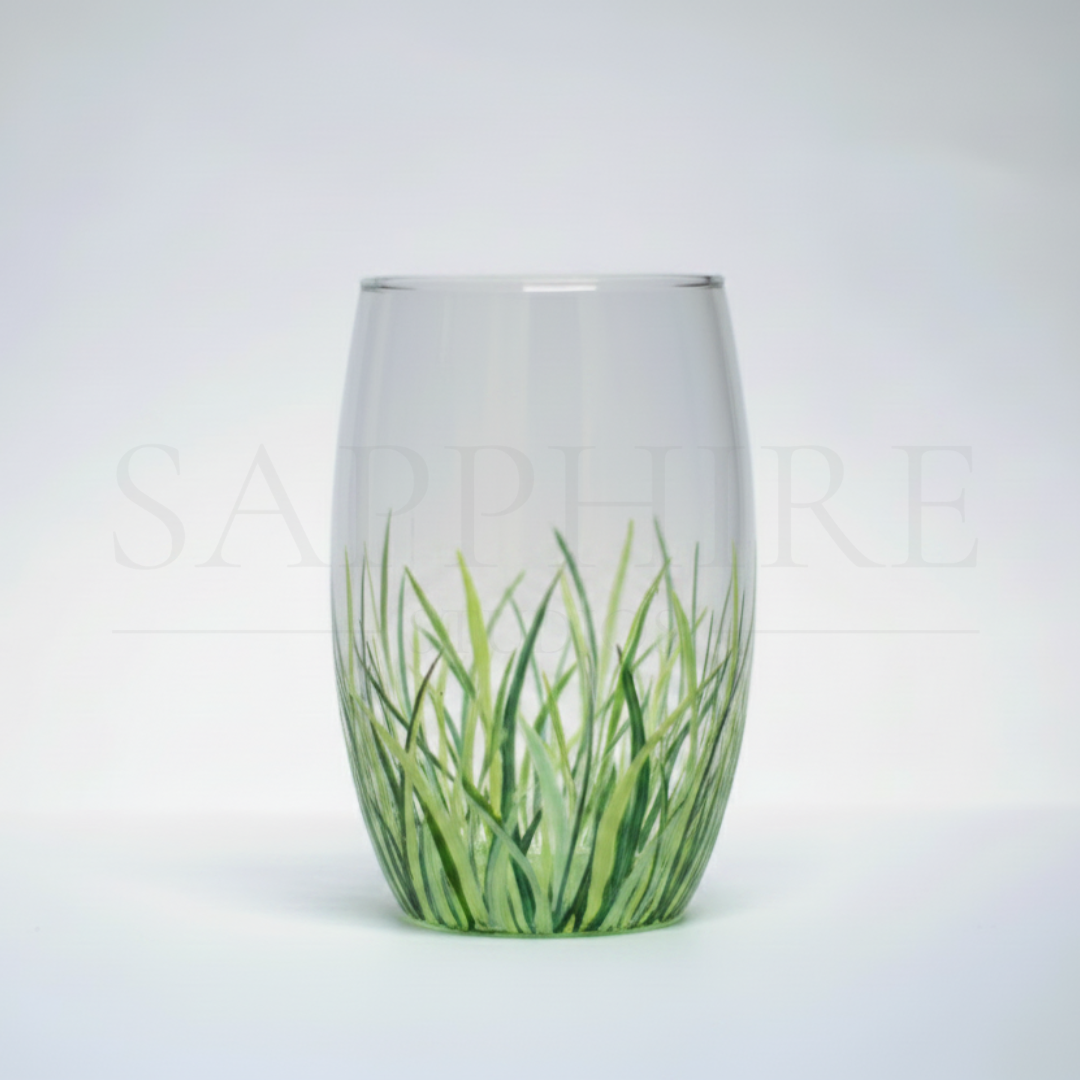 Midi Curved Color Base Glass with Design