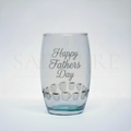 Midi Curved Color Base Glass with Design and Engraving