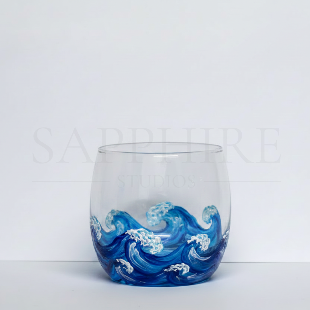 Stemless Color Base with Design
