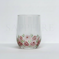 Stemless Curved Base with Design